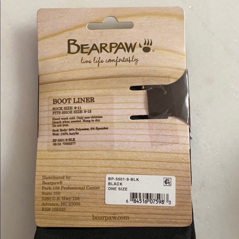 🔥BEARPAW Basic Knit Boot Liners NWT - Picture 4 of 5